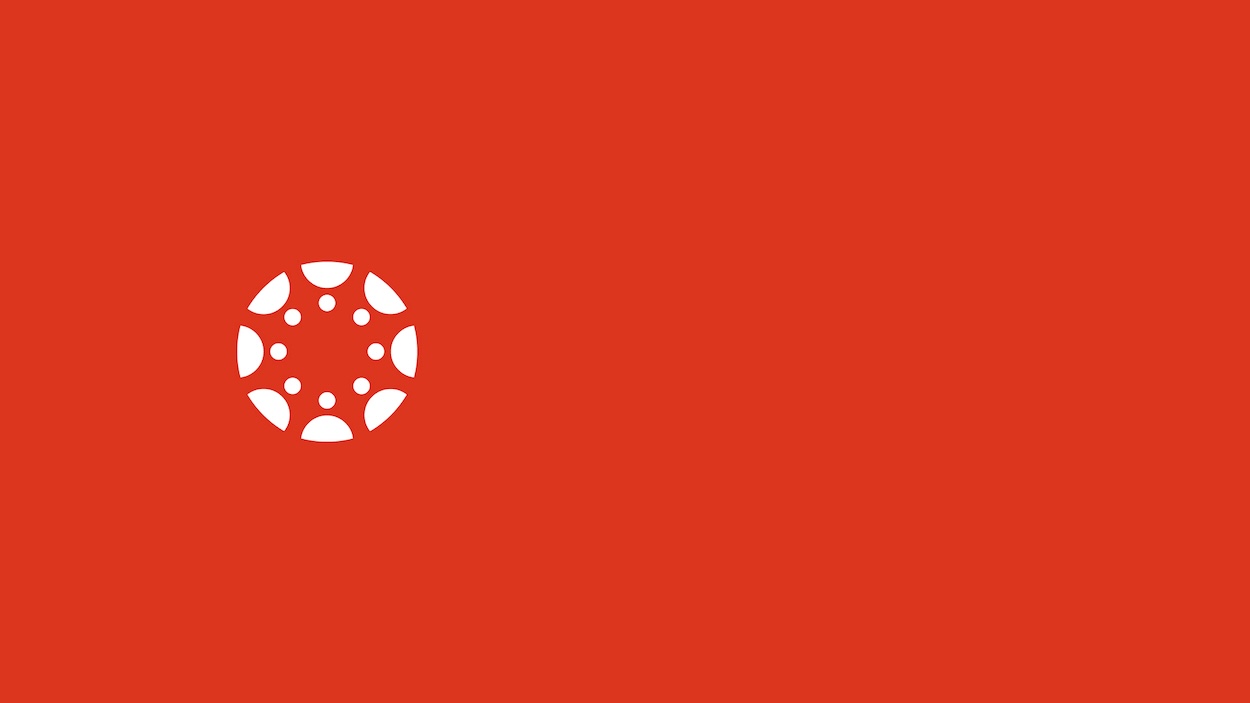 Canvas Logo on Red Background