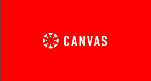 Canvas logo in red