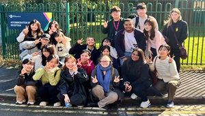 New Students on trip