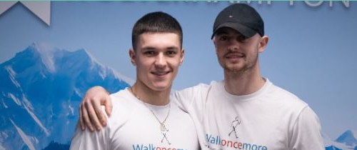 Runners taking a photo together