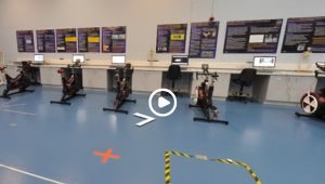 Biomechanics machines in room