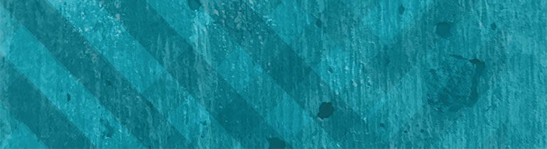 Intersecting chevrons overlapping on top of a textured teal background