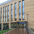 Rear view of the new Business School