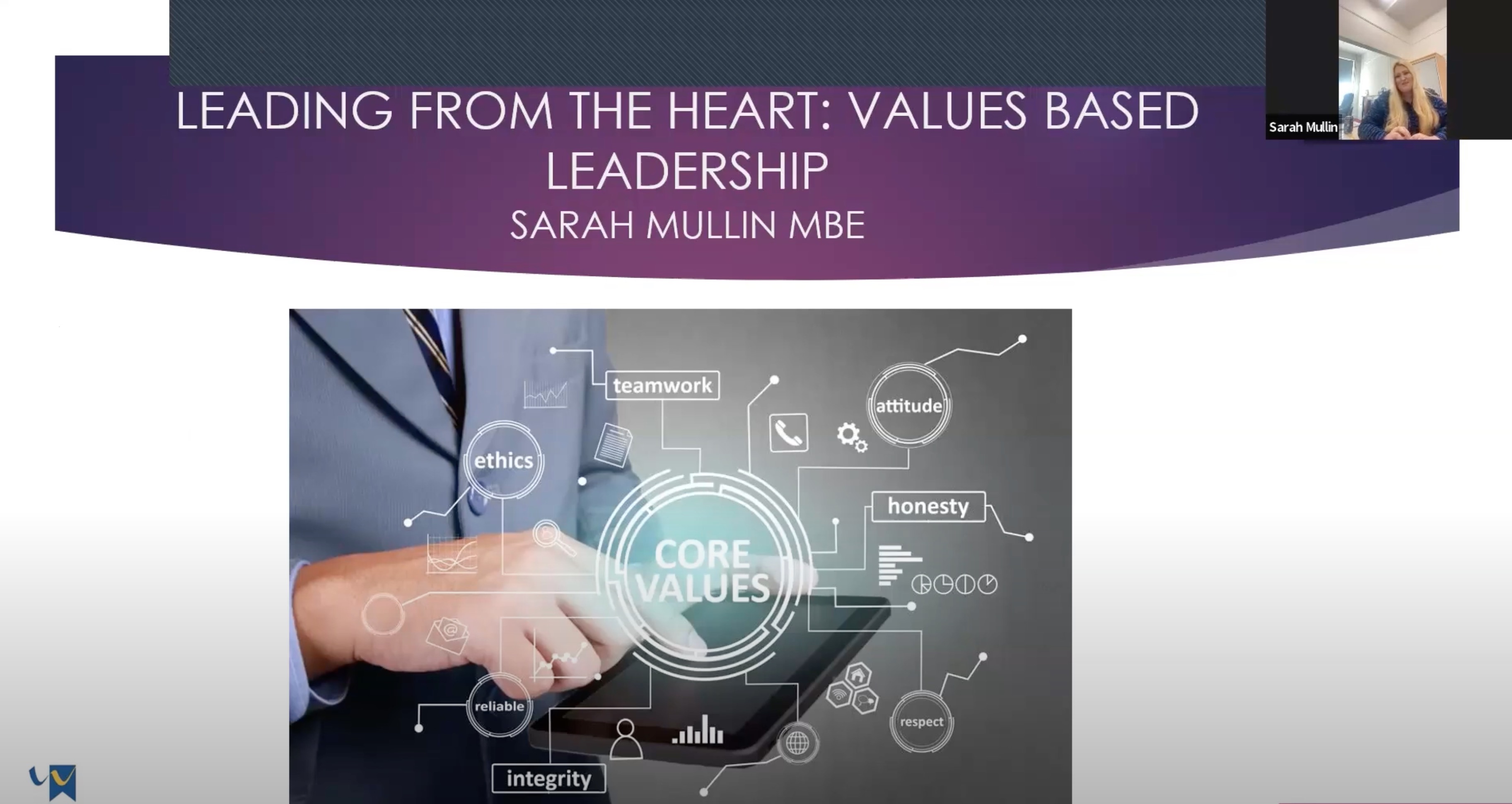 Leading from the heart: values-based leadership in times of rapid change - Sarah Mullin