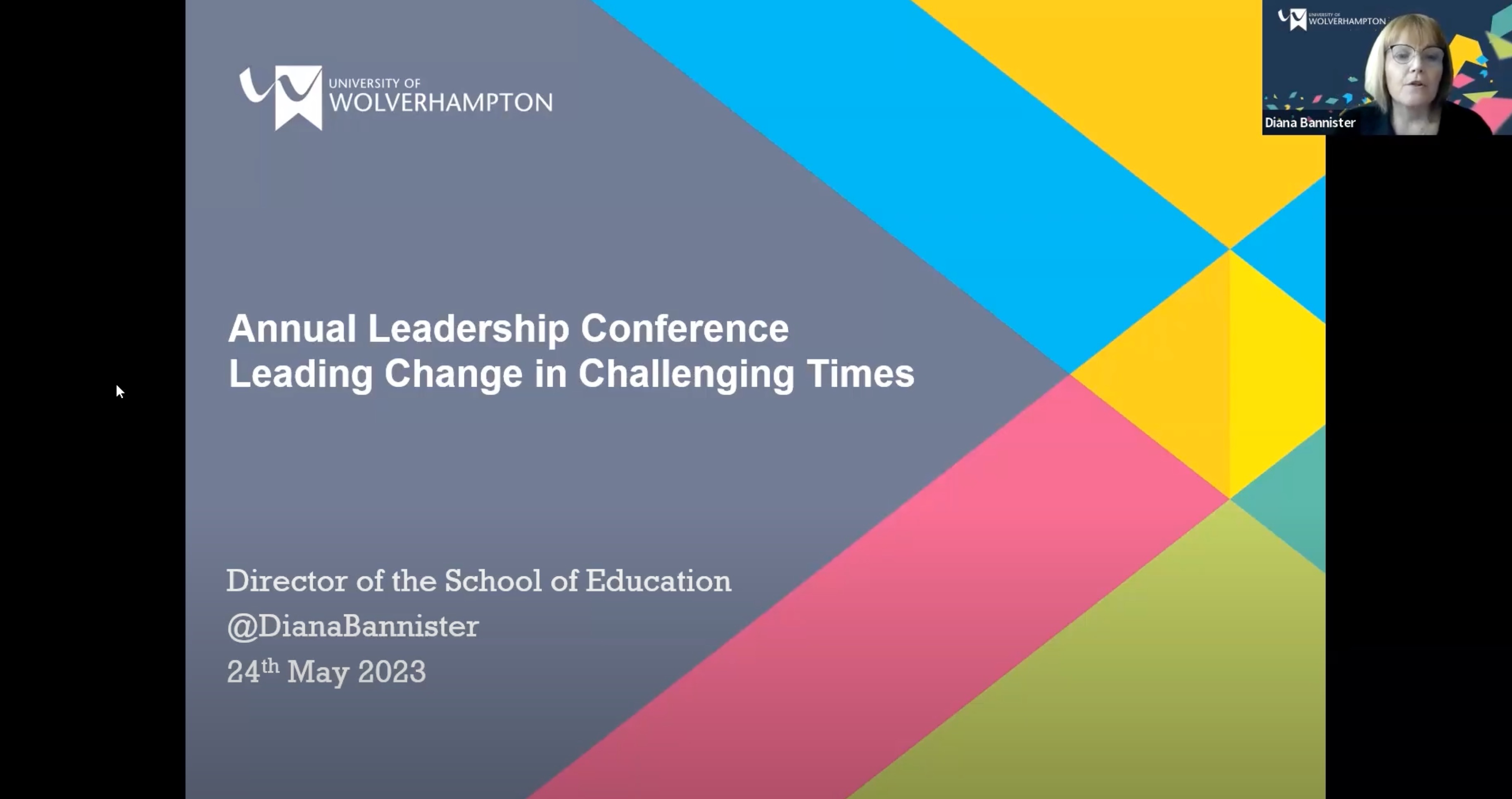 Leading change in challenging times - Diana Bannister
