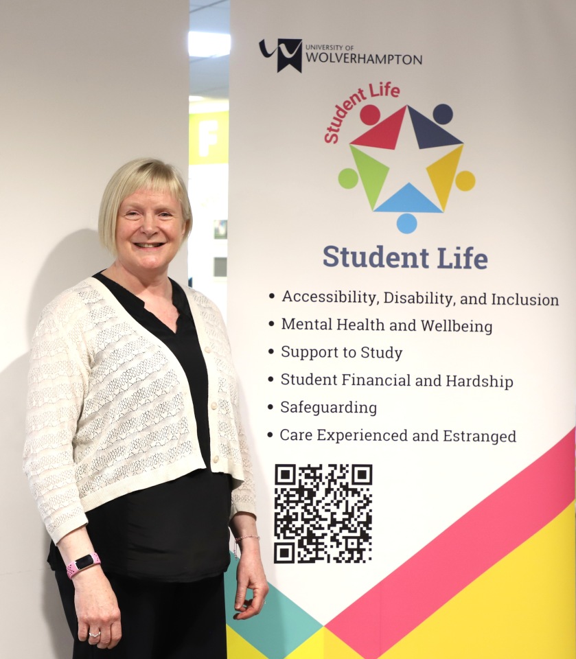 Louise Rhodes a BSL interpreter