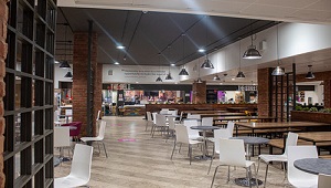 An image of the canteen at Wolverhampton City Campus