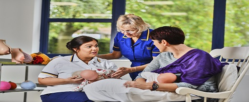 Student in Midwifery lab