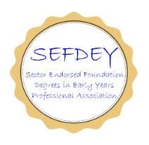 Sector Endorsed Foundation Degrees in Early Years Professional Association Logo