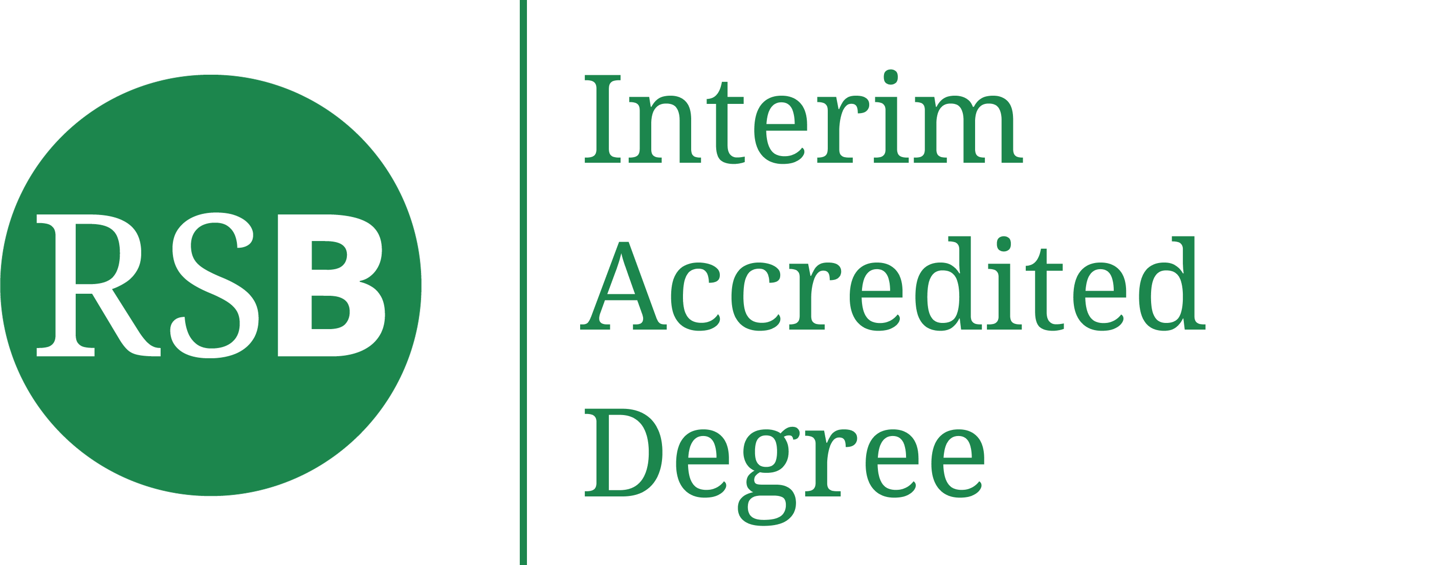 Royal Society of Biology Logo Interim Accreditation