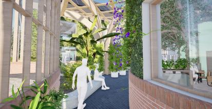 Graphic created by a second year Architectural Design Technology student