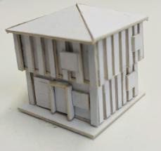 Model built by a first year architecture student