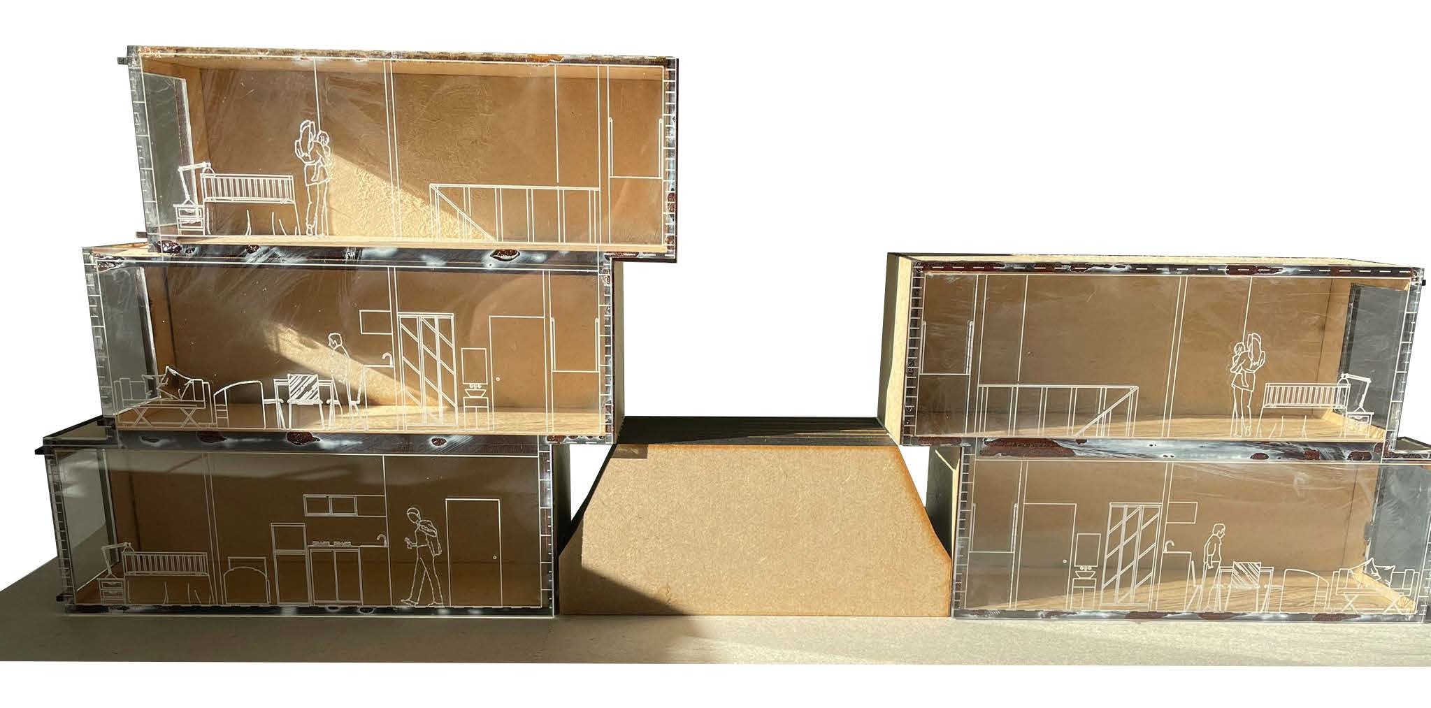 Model built by a second year architecture student
