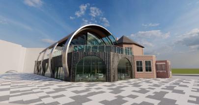 Graphic produced by a second year Architectural Design Technology student