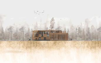 Drawing created by a MArch Architecture student