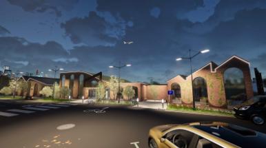 Graphic produced by a third year Architectural Design Technology student