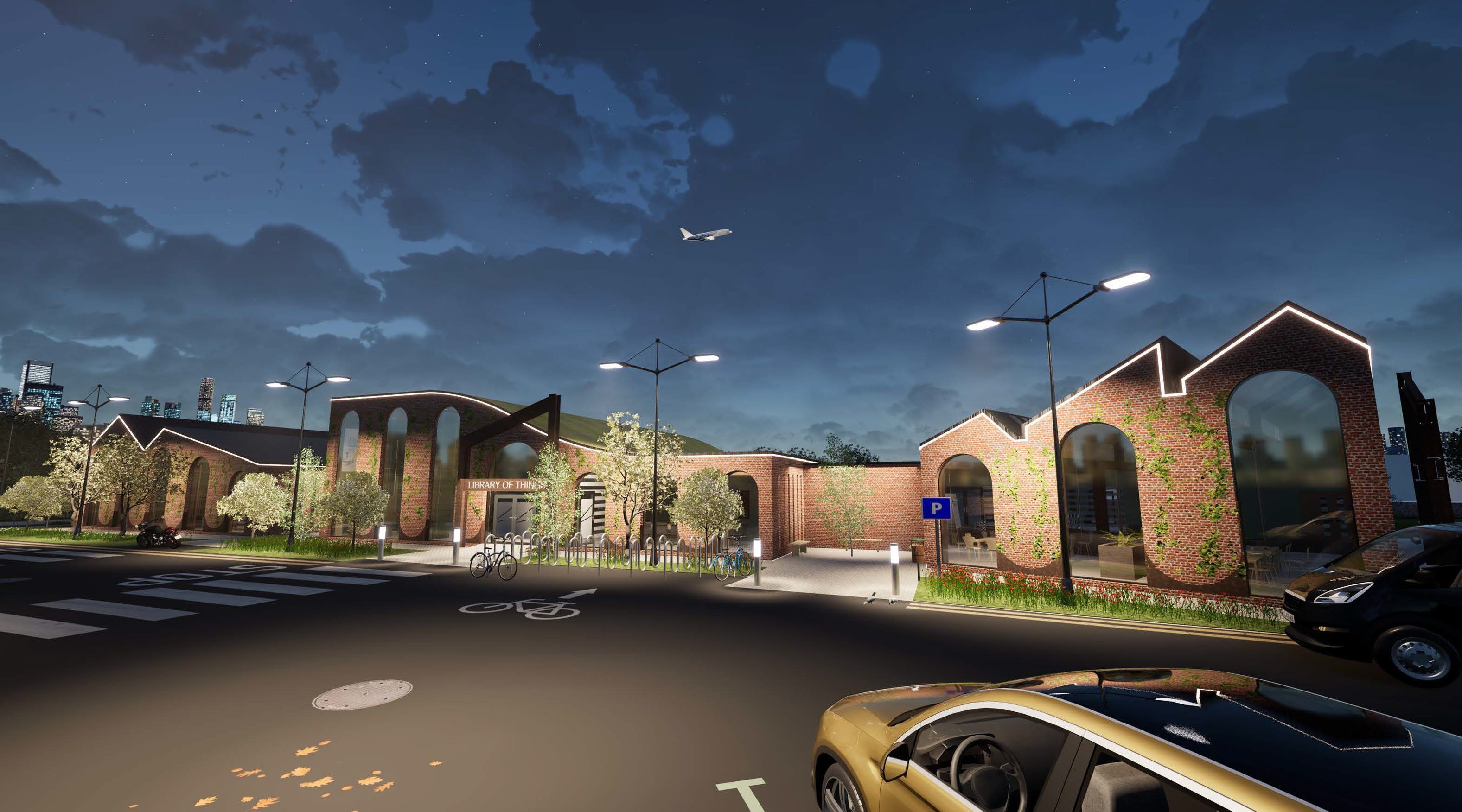 Graphic produced by a third year Architectural Design Technology student