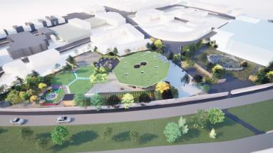 Visual produced by a third year Architectural Design Technology student