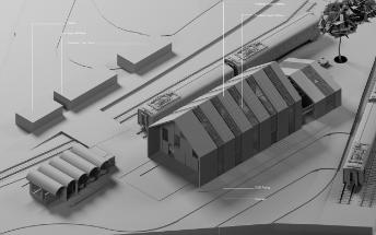 Model created by a MArch architecture student