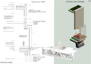Sketch produced by a second year Architectural Design Technology student