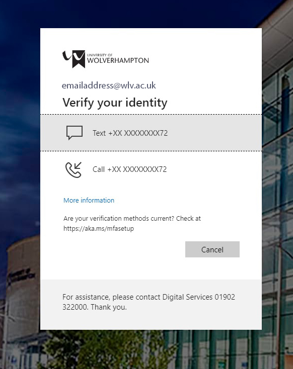 MFA_text_confirmation screen