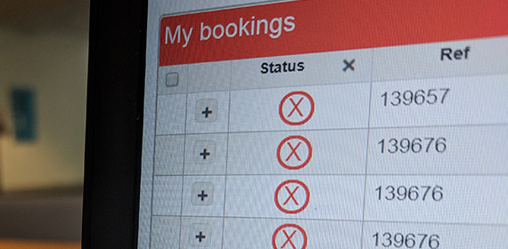 Cancelling a booking using CMISGo