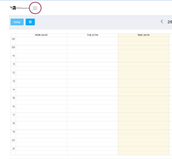Accessing staff timetable