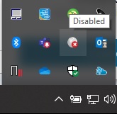 VPN disconnected icon