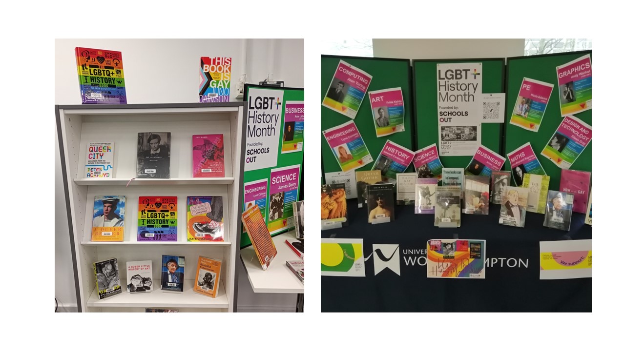 Photo of book display