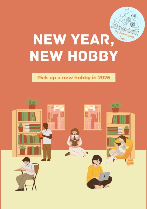 characters reading in front of bookshelves