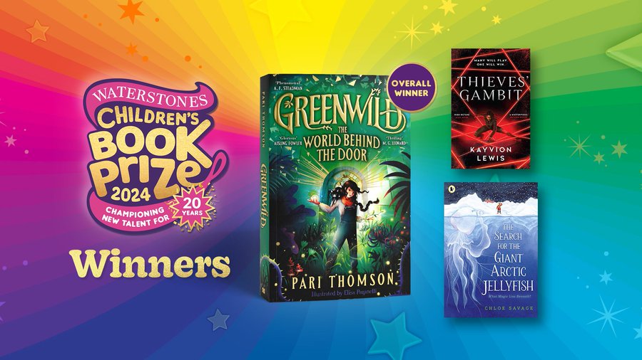 Waterstone Childrens Book Prize winners 2024 covers