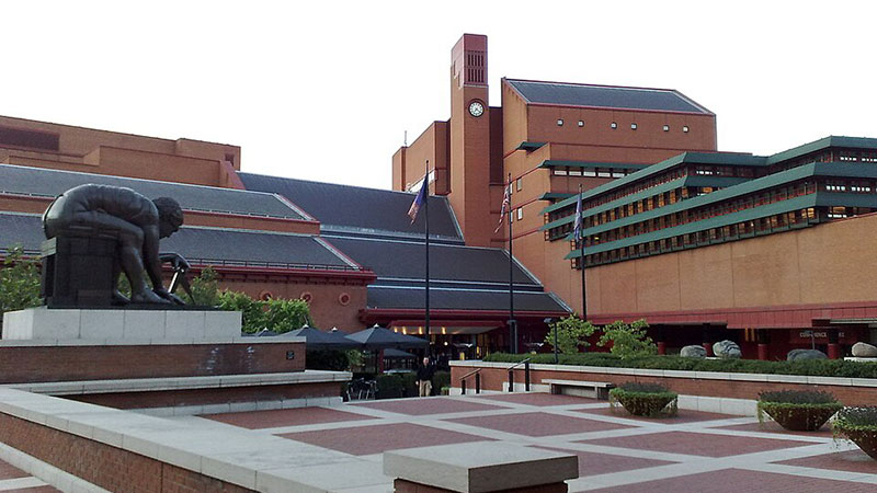 Exterior of the British Library