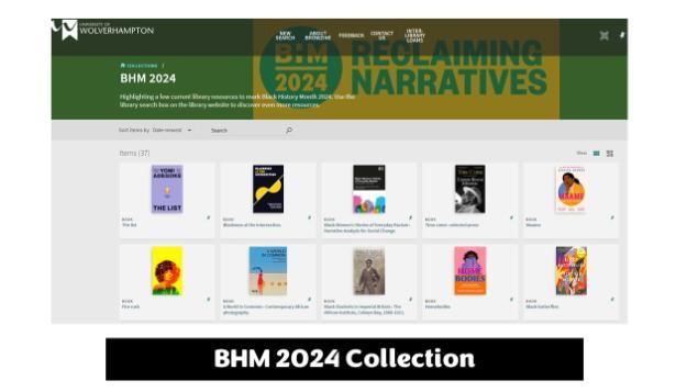 Screenshot of BHM online collection