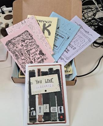 a box of zines