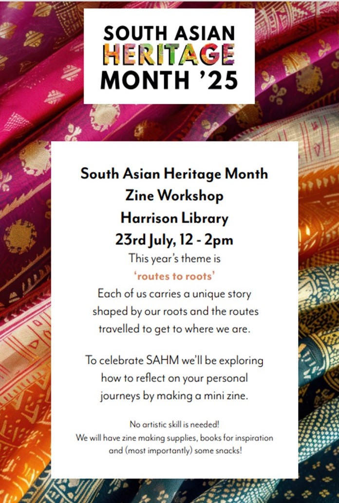 Poster advertising zine workshop