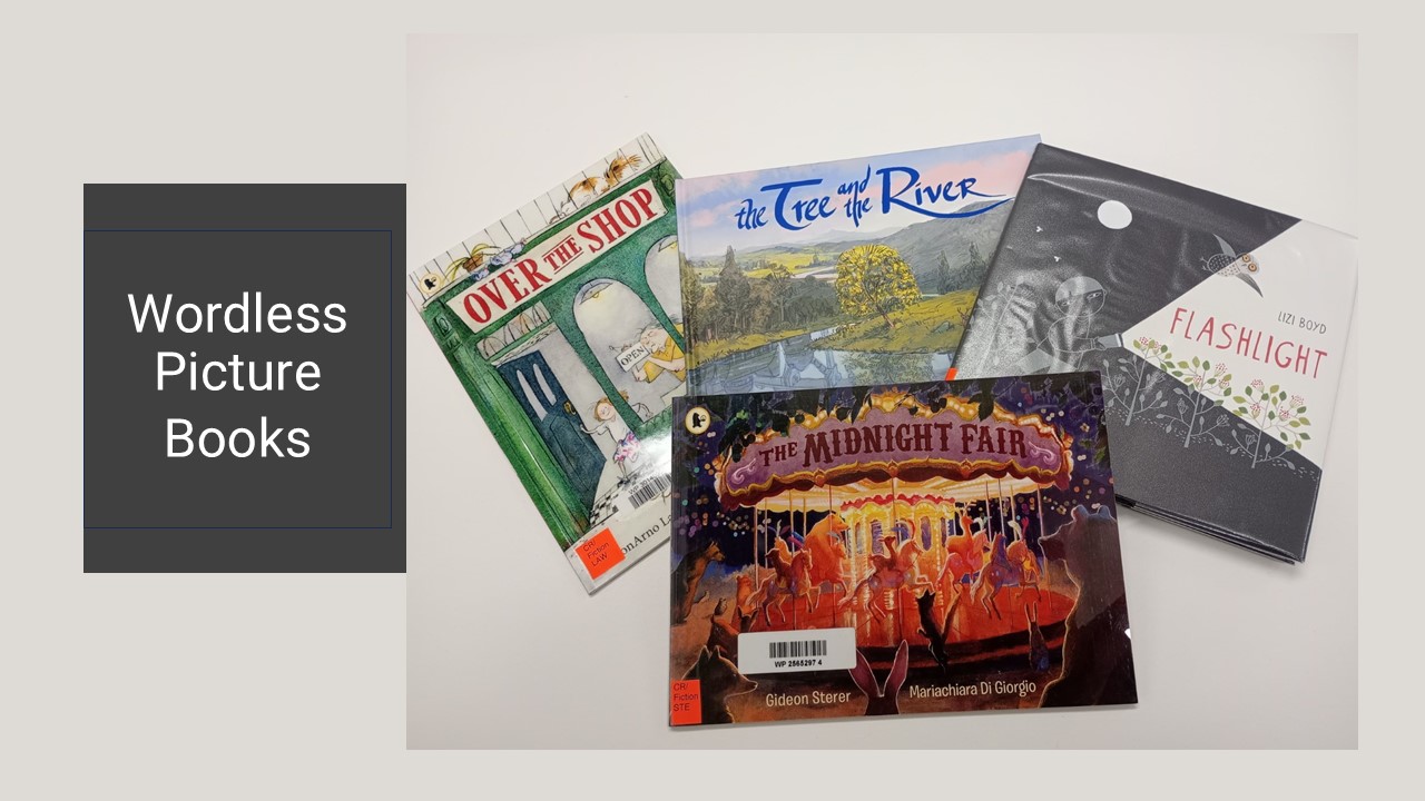 Wordless picture book covers