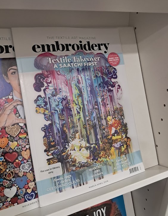 Cover of journal embroidery