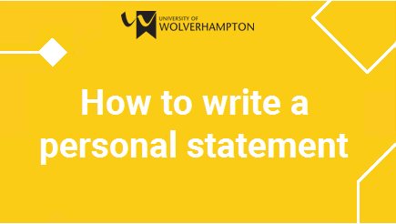 personal statement for university of wolverhampton