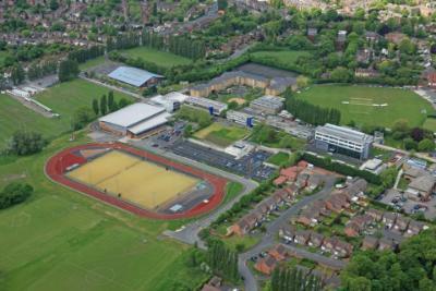 Overhead image of Walsall Campus facilities