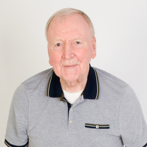 James Meehan photographed in a white studio.