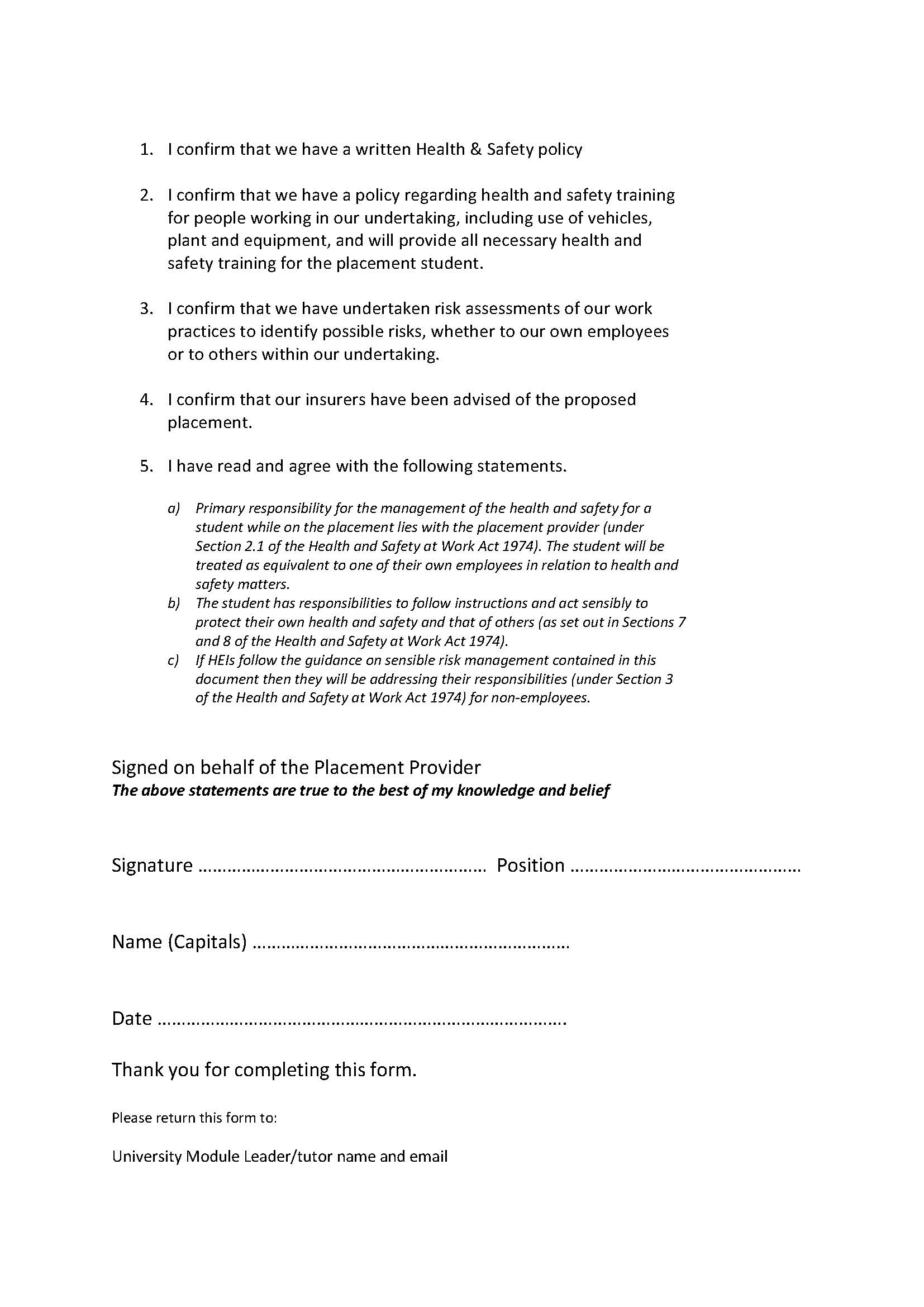 Placement Provider Appendix 2 - Page 4