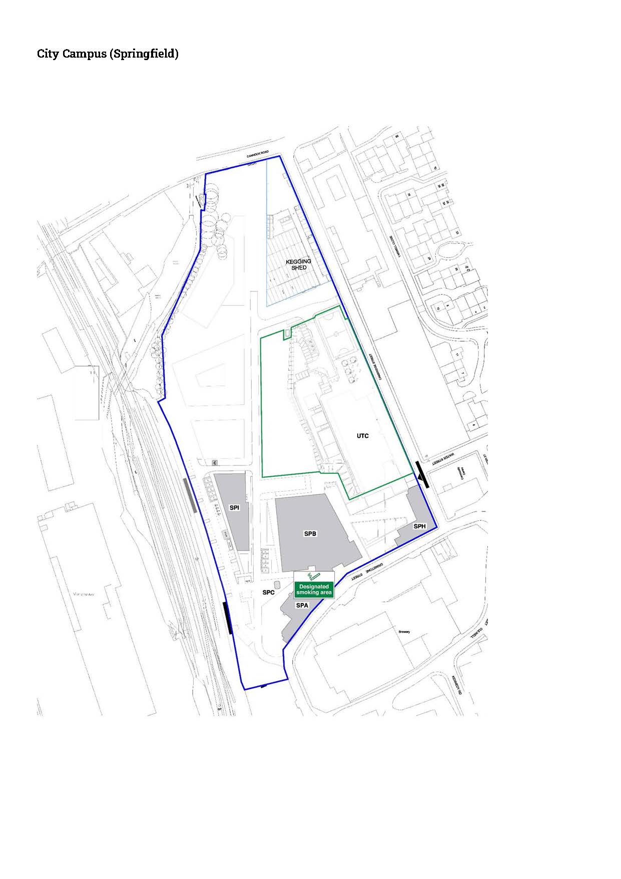 Appendix A - University Designated Smoking Areas by campus Page 3