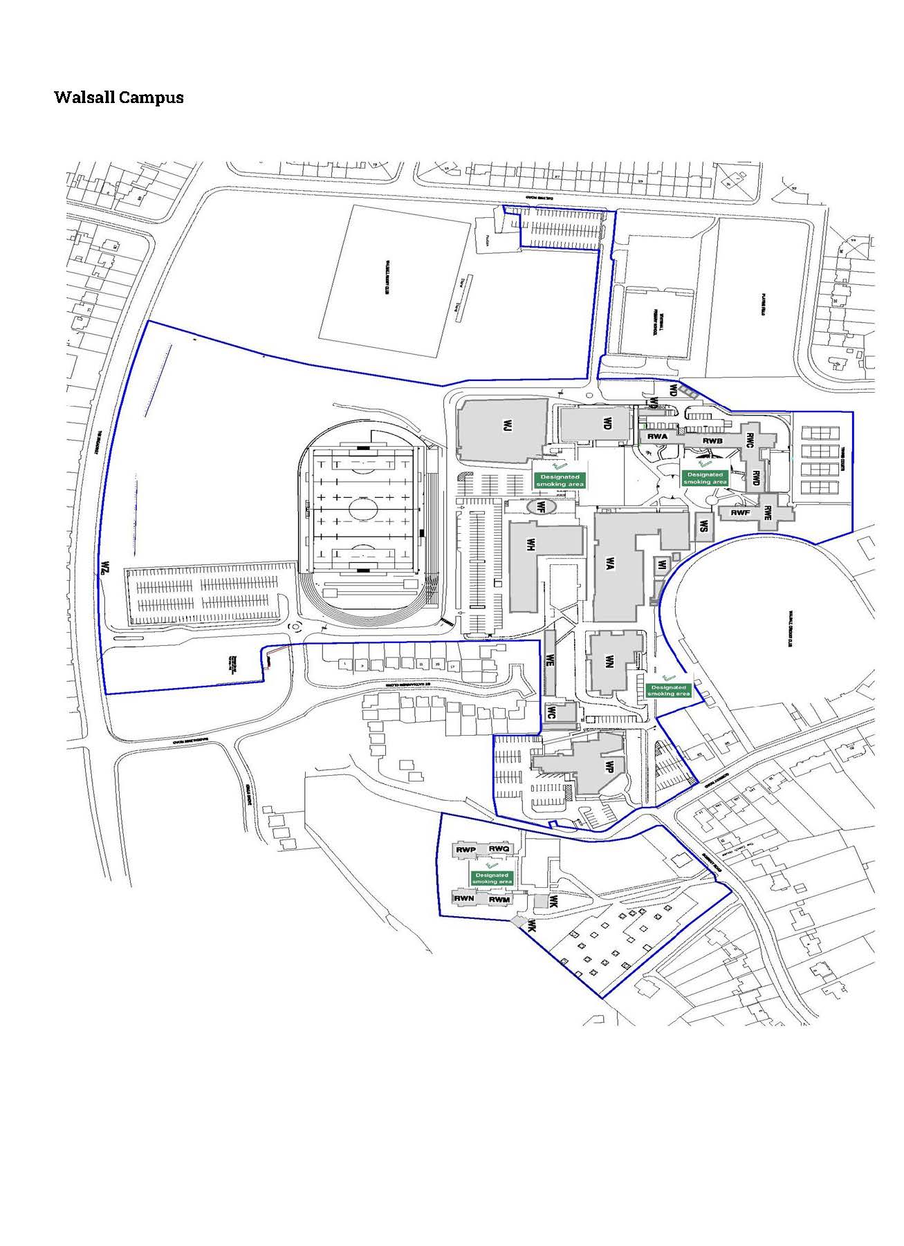 Appendix A - University Designated Smoking Areas by campus Page 4