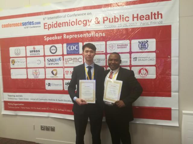 PhD students present at International Conference on Epidemiology & Public Health