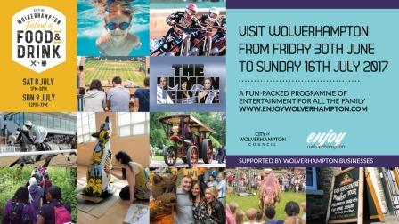 Visit Wolverhampton - 30 June - 16 July 2017
