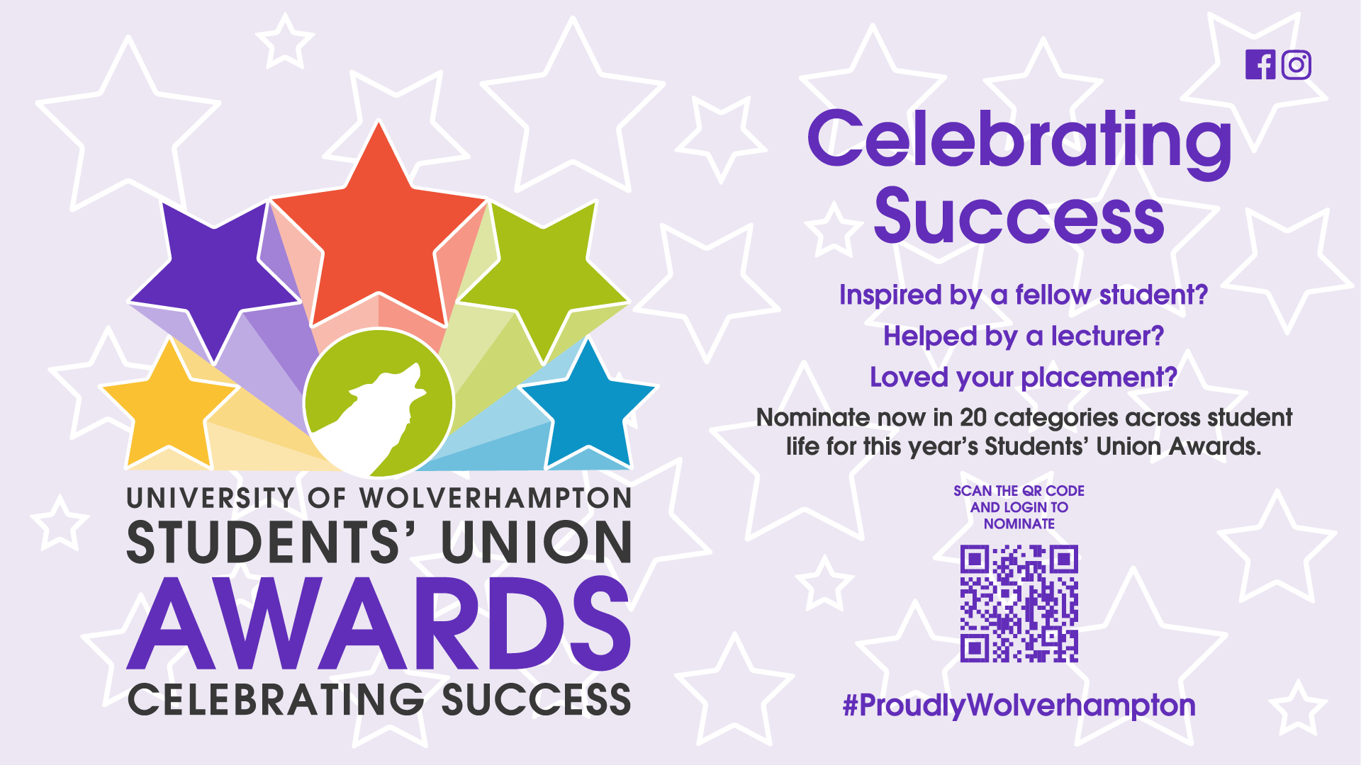 An image with an overview of Students' Union Awards details