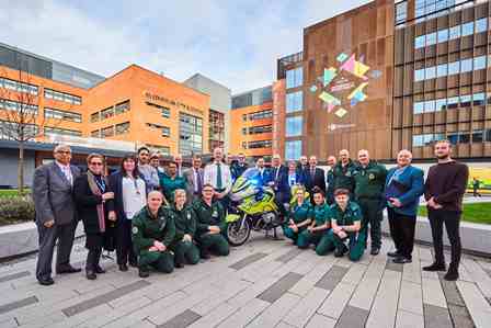 New Partnership blue lights the way for University and Ambulance Service