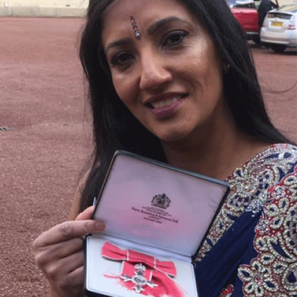 Academic receives royal award for her contribution to Sikh community research