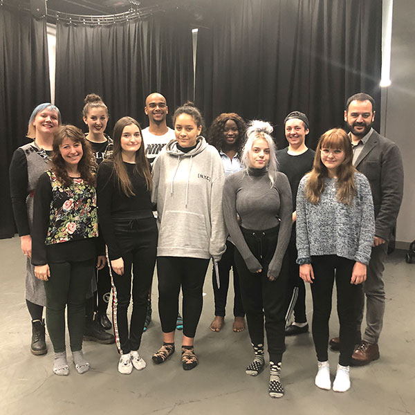 Students get dramatic advice from the National Theatre