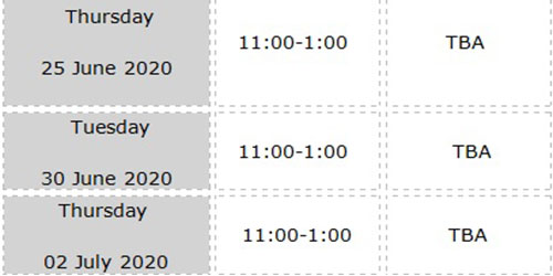 Online Undergraduate Resit English Language Support available via CANVAS
